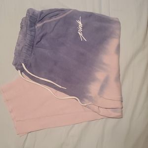 Women's Pink Capri sweatpants, size Large